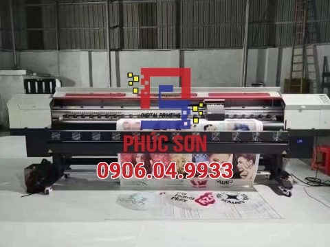 Máy in SAITU 3,2m in Decal - PP - Hilex - tem xe