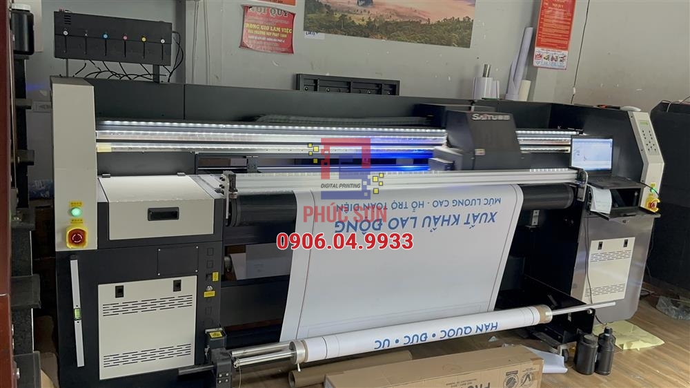Máy in UV Saitu Hybrid khổ 1,9m - vừa in dạng cuộn và dạng phẳng