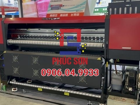 Máy in vải chuyển nhiệt Saitu khổ in 2m - 16 đầu phun epson i3200