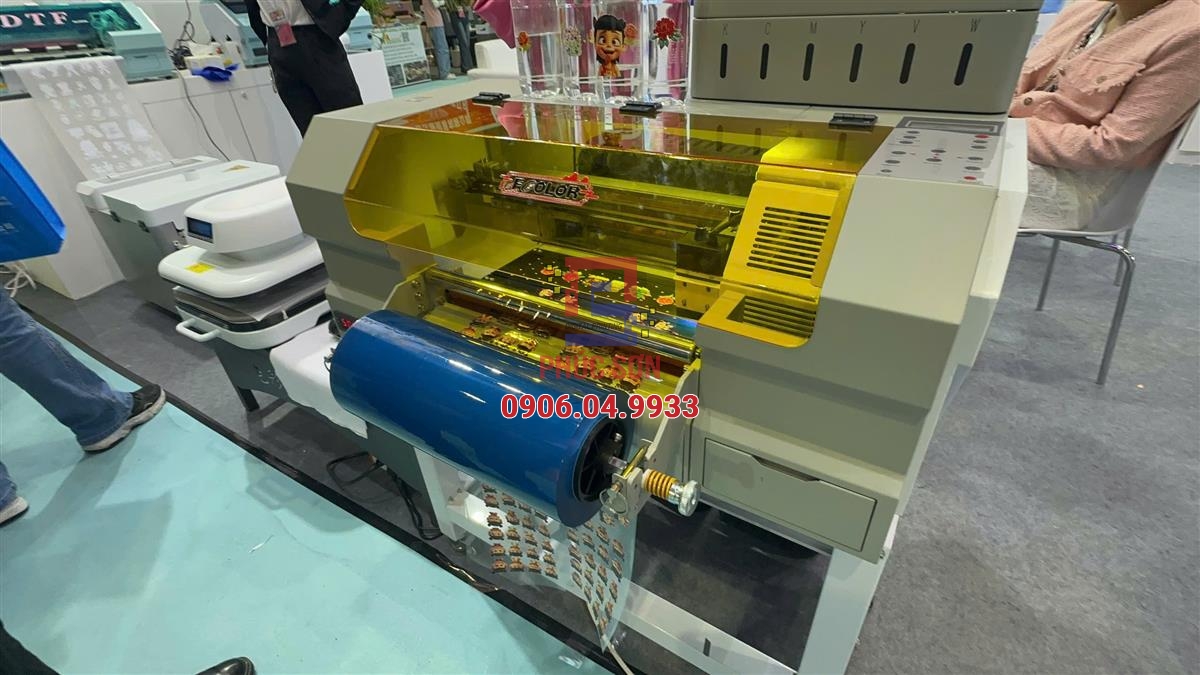 Máy in UV DTF khổ in 30cm hãng FoColor