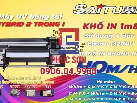 Máy in UV băng tải