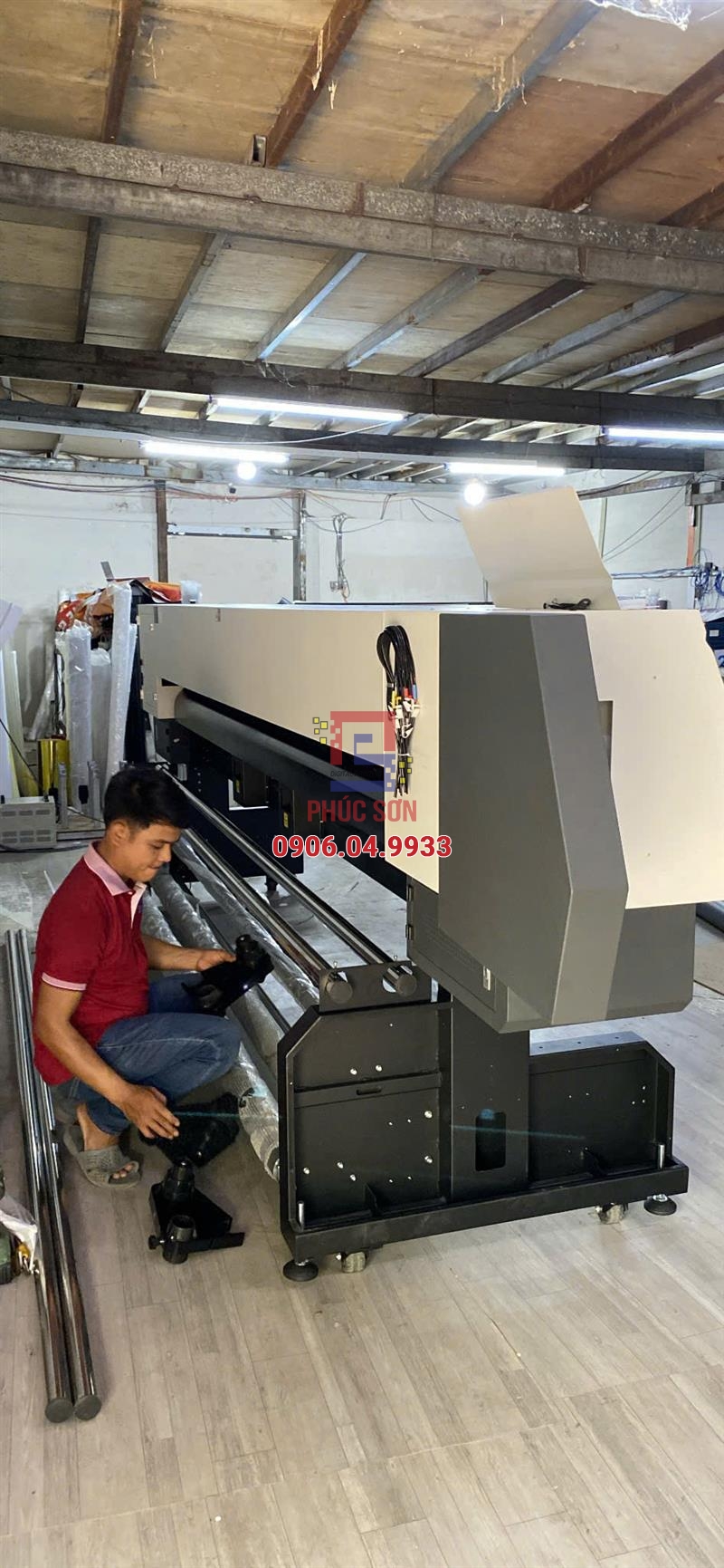 Dịch vụ bảo hành, hậu mãi mua máy in uv khổ lớn tại Phúc Sơn