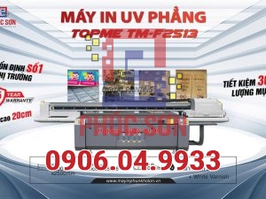 Máy in UV phẳng Topme 2513, rây từ tính nam châm