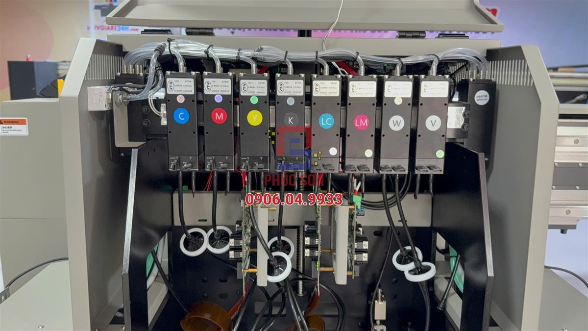 Kiểm tra hộp mực máy in decal – PP