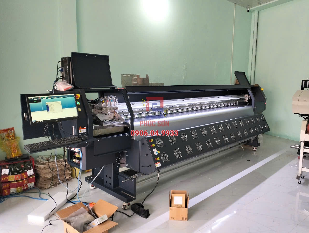 Máy in phun khổ lớn Konica Saitu 3208 Plus